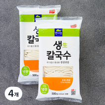 면사랑 생 칼국수, 500g, 4개
