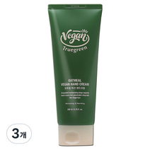토니모리 트루그린 오트밀 비건 핸드크림 무향, 3개, 200ml