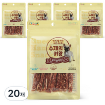 수제의여왕 강아지 간식, 오리슬라이스, 20개