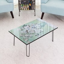 명화 액자테이블 대 800 x 600 mm, 장미가 든 꽃병