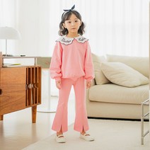 라라아망 여아용 레체 트임 부츠컷팬츠