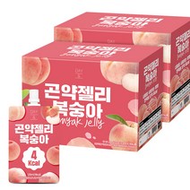 참앤들황토농원 데이앤 복숭아 곤약젤리 10p, 1300ml, 2개