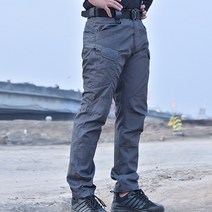 선빛정보통신 남성용 리켄 카고 주머니 데일리 포켓 배기 일자 바지