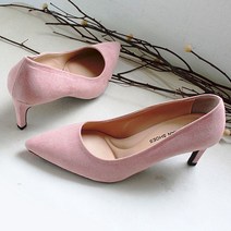 르본디 수제 스웨이드 스틸레토 힐 7cm