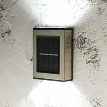 트리 LED 정원 태양광 벽부등 2p, 백색