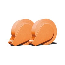 모모팝 팝 롤 테이프 점착 메모지, ORANGE, 2개