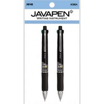 자바펜 제트4+1M 멀티펜 0.7mm, 메탈블랙, 2개