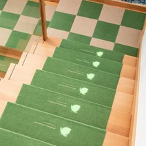 알럽홈 미끄럼방지 심플 계단 매트, TYPE6