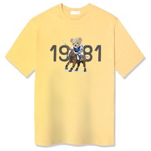 일루소 남성용 스탠다드 1981 베어 반팔 티셔츠