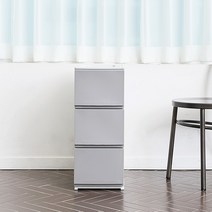 까사마루 트렌디 플렛 3단 서랍장 슬림형 250mm, 그레이, 3개