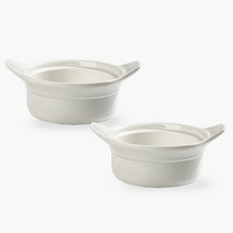 시라쿠스 백지 원형 양손 스프볼 20cm, 화이트, 2개
