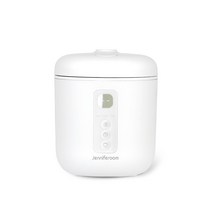 제니퍼룸 마카롱 전기밥솥 화이트 1~2인용 1.2L, JR-RC0311WH