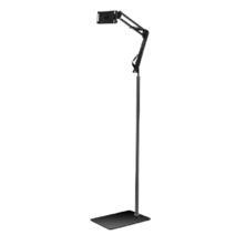 LYDCompany 침대 스마트폰 테블릿 자바라 거치대 스탠드 직선형 175cm, 블랙