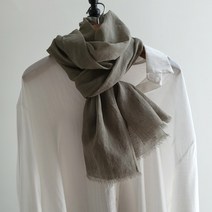 바비수 린넨 아이덴 코튼 잔수술 스카프
