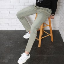 위드진 남성용 겨울용 테이크 슬림핏 융본딩 청바지 D1022