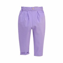 컬리수 여아용 하이웨이스트 면 팬츠 C221PTG01P