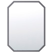심플 디자인 팔각 거울 600 x 800 mm, 그레이