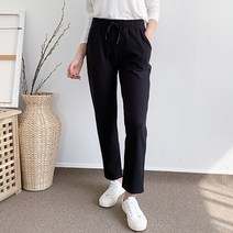 헤이진 여성용 밴딩 팬츠