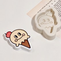 앵글띵 타블렛 실리콘몰드 2p, 체리크림맛 아이스크림