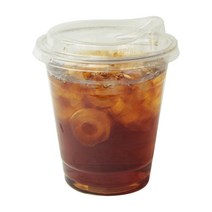 아이엔피 PET 아이스컵 바디 + 드링킹 리드 세트 92mm, 360ml, 100개