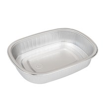 i2r 알루미늄 타원 도시락용기 + 뚜껑 320850, 10세트, 1개