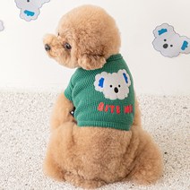 바잇미 강아지용 코알라 크로플 티셔츠, 그린