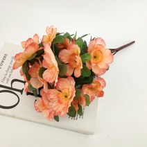 소니오 진달래 조화 장식용 꽃송이, 04 씨 레드