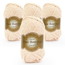 필립섬유 쎄비 보니보니 뜨개실 80g x 4p, 11 베이지