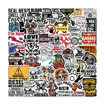 베러풀 캠핑 아웃도어 캐리어 노트북 DIY 데코 스티커 50p 세트, 혼합색상, 1세트