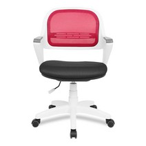 체어포커스 알라딘 메쉬 회전 의자 AL360-WH, 화이트(바디), 투톤와인(의자)