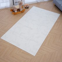 휴팡 강아지 미끄럼방지 PVC 접이형 매트 6T, 클라우드아이보리