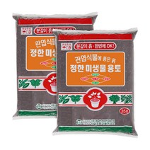 화분월드 정한 미생물 용토 35L, 2개