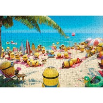 미니언즈 여름 휴가 직소퍼즐 AL3306, 1000피스, 혼합색상