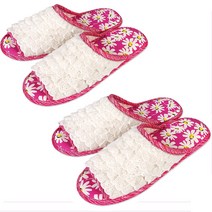 케이에스몰 레이스 면실내화 MF519 2p, 데이지 핑크