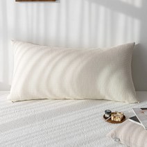 미니멀앤드 피그먼트 솜포함 헤드쿠션, 아이보리