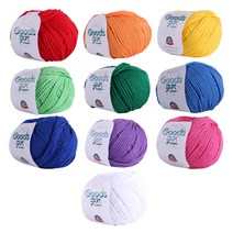 마마니트 굿즈 뜨개실 10종 세트, 레인보우톤, 54m, 1세트