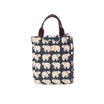 피크닉 에코백 보온보냉 가방 YT_RA1308, 곰