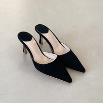 슈가펀 여성용 비긴즈 스웨이드 데일리 뮬 7cm