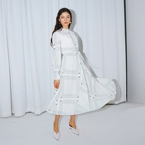 아이아이 STARRY NIGHT PRINTED BALLOON SLEEVE MAXI DRESS EETZ3OPR04W