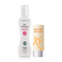 실크테라피 샤인 헤어에센스 65ml + 아이빔 멀티 비타 밤, 1세트