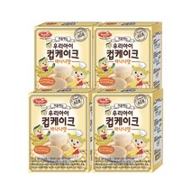 베베스트 처음먹는 우리아이 컵케이크 80g, 4개, 바나나맛
