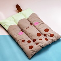 반려동물 올하이 귀여운 여름 쿨패드 매트, 06 밀크티
