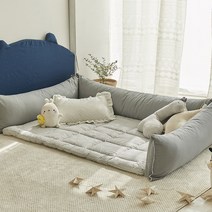 쉬즈홈 앤다 옥스포드 범퍼쿠션 솜포함, 그레이