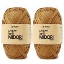 니뜨 미도리 뜨개실 40g, 503 라떼, 2개