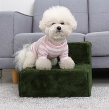 레드퍼피 강아지 봉드라 펫스텝 2단, 다크그린