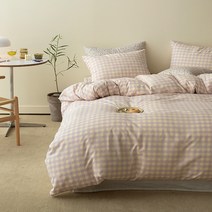 에어프레시 파스텔 이불커버 단품, 크림라일락