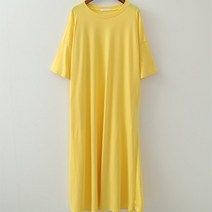 안다로미 심플 데일리 루즈핏 컬러 원피스