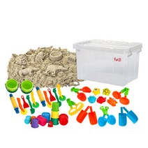 캐스비 수학 자연탐구 매직 샌드 디럭스 세트 KBN1435set 3kg, 랜덤발송
