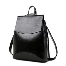 베이직 디자인 블랙 백팩