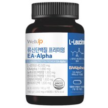 웰업 류신단백질 프리미엄 EA Alpha 180g, 180정, 1개